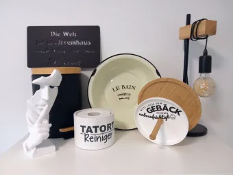 Schwarz-Weiße Deko, die Herzen höher schlagen lassen