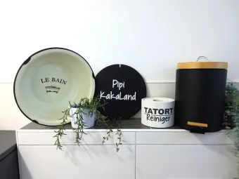 Hier finden Sie typische Pipi Kakaland Produkte zum Verschönern Ihres WC's oder Badezimmer
