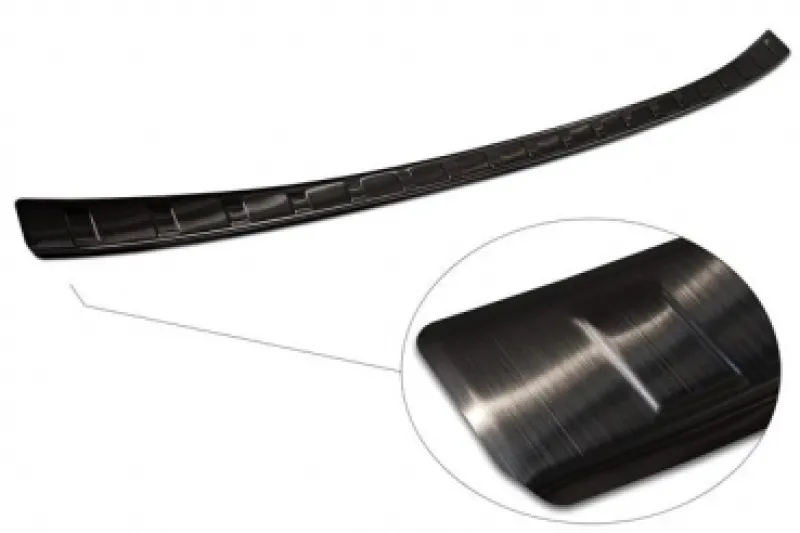 GRAPHIT Ladekantenschutz schwarz Edelstahl schwarz passend für Nissan Qashqai 3 Typ J12 ab 2/2021