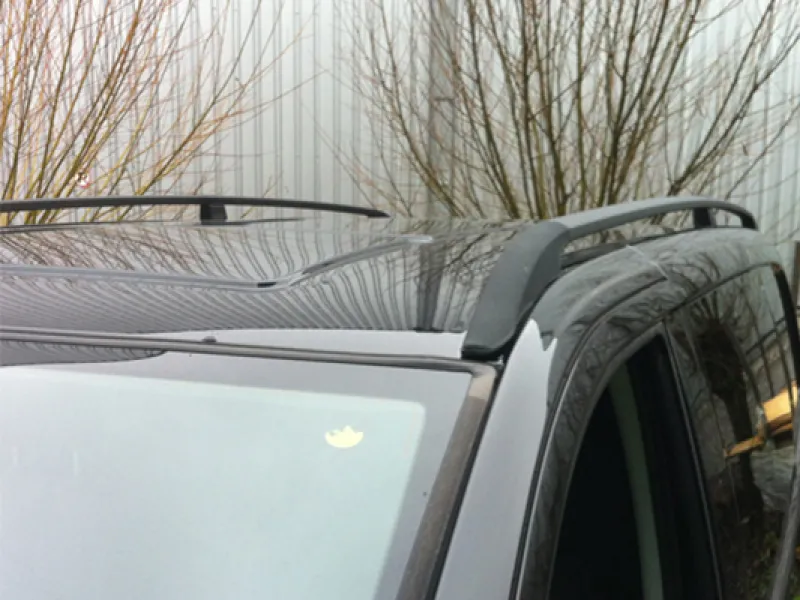 Dachreling Set Alu schwarz matt passend für Mercedes Viano 2003-2014 (L1)