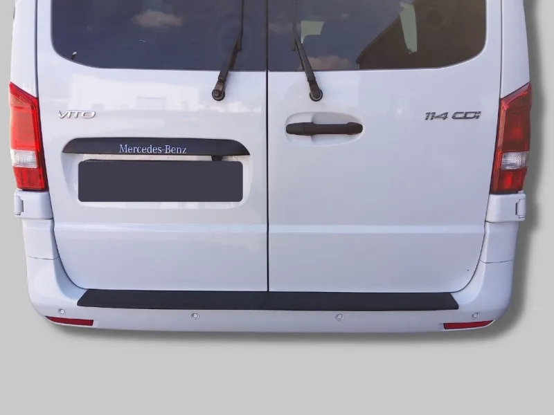 BSB Ladekantenschutz passend für VW Caddy 3 + 4 ab 2004 Alu Riffel eloxiert
