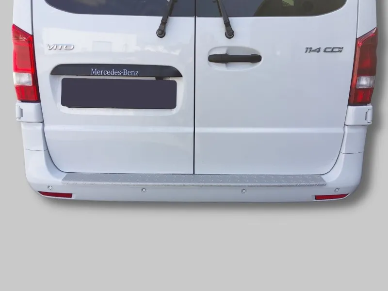 BSB Ladekantenschutz passend für Toyota ProAce / ProAce Verso ab 2016 Alu Riffel silber eloxiert