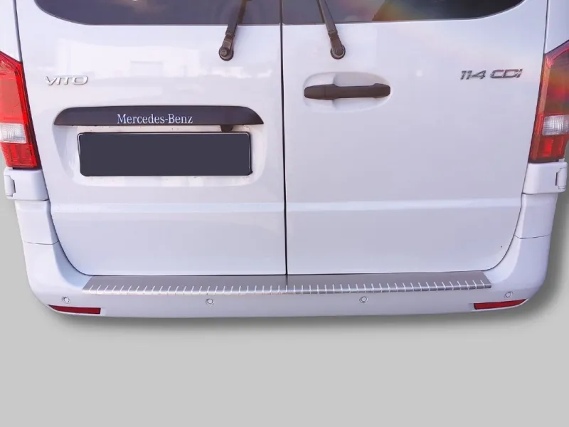 BSB Ladekantenschutz passend für Toyota ProAce City + City Verso ab 2020 Alu Inox Schliffoptik