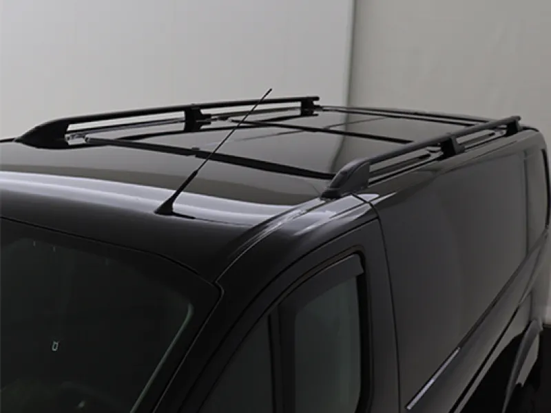 Dachreling Set Alu schwarz matt passend für Ford Transit Custom II ab 2023 (L2)