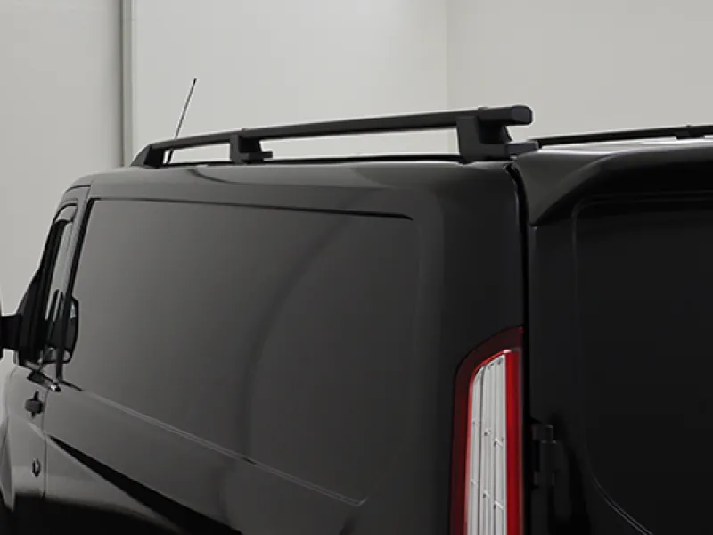 Dachreling Set Alu schwarz matt passend für Ford Transit Custom II ab 2023 (L2)