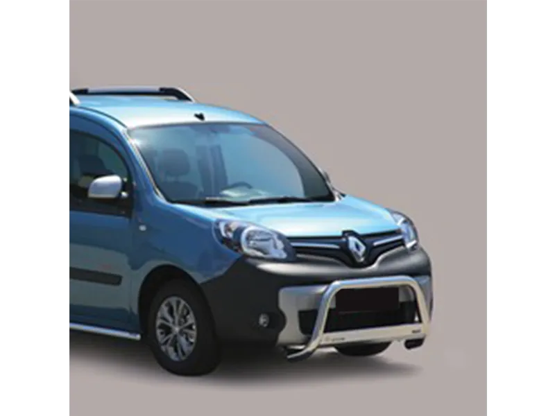 Frontbügel mit Querplatte Edelstahl Ø 63mm passend für Renault Kangoo 2014 bis 2021