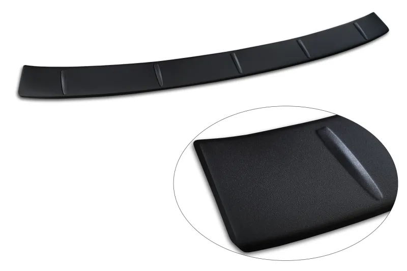 BLACK Ladekantenschutz Edelstahl schwarz passend für BMW 5er Touring (G31) ab FL 2020 - 2024 M-Paket