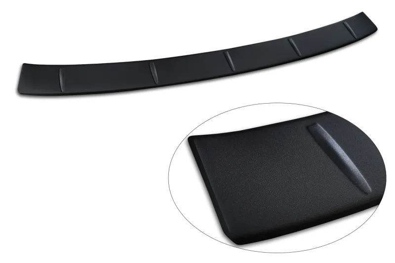 BLACK Ladekantenschutz Edelstahl schwarz passend für BMW 5er Touring (G31) ab FL 2020 - 2024 M-Paket