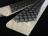 BSB DURABLE Trittbretter (4) Alu Riffel passend für Mercedes V-Klasse 447 ab 2014/2019