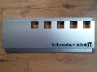 Wandhalterung Makita mit Schriftzug Schrauber-König