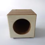 Lautsprecher Handy Design Woodspeaker Handy-Ladestation Cube Massivholz mit edlem Vogelaugenfurnierholz weiß