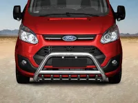 Frontbügel mit Unterfahrschutz Edelstahl Ø 70 mm passend für Ford Transit Custom 2012 - 2018