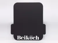Gleitbrett für Thermomix® TM5, TM6, TM7 mit Griffen Alu schwarz robust BEIKOCH