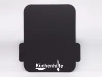 Gleitbrett für Thermomix® TM5, TM6, TM7 mit Griffen Alu schwarz robust KÜCHENHILFE