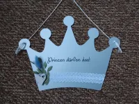 Kinderschild Krönchen | Prinzen dürfen das | Türschild | Wandschild