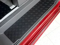 Trittschutzblech-Set (3tlg.) Alu Riffel schwarz passend für VW T7 ab 2021